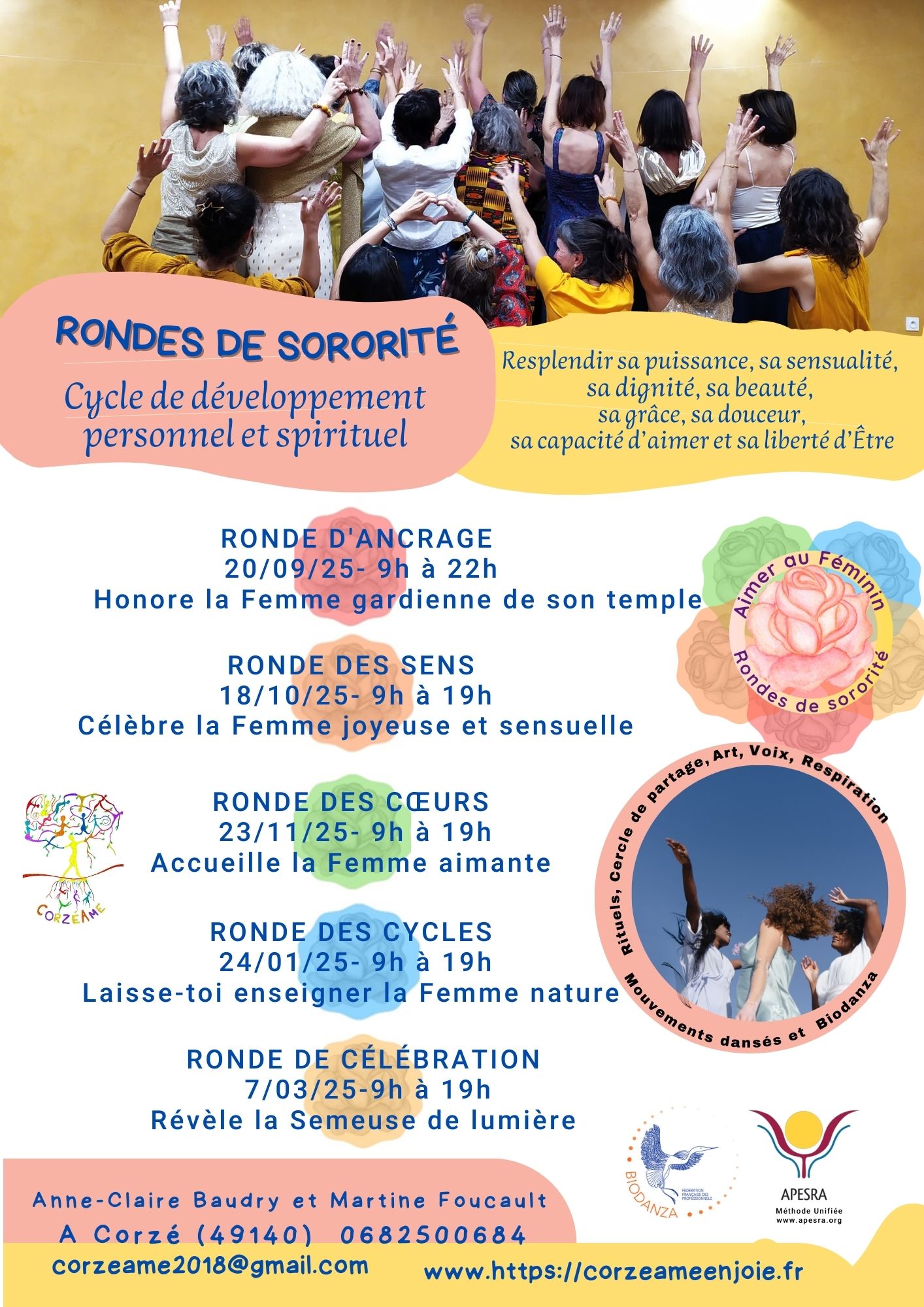 Flyer Rondes de sororité 2025 2026